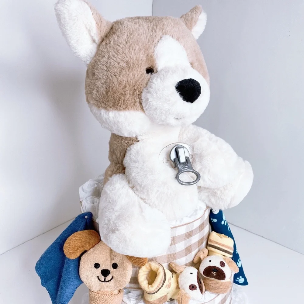 Puppy Diaper Cake